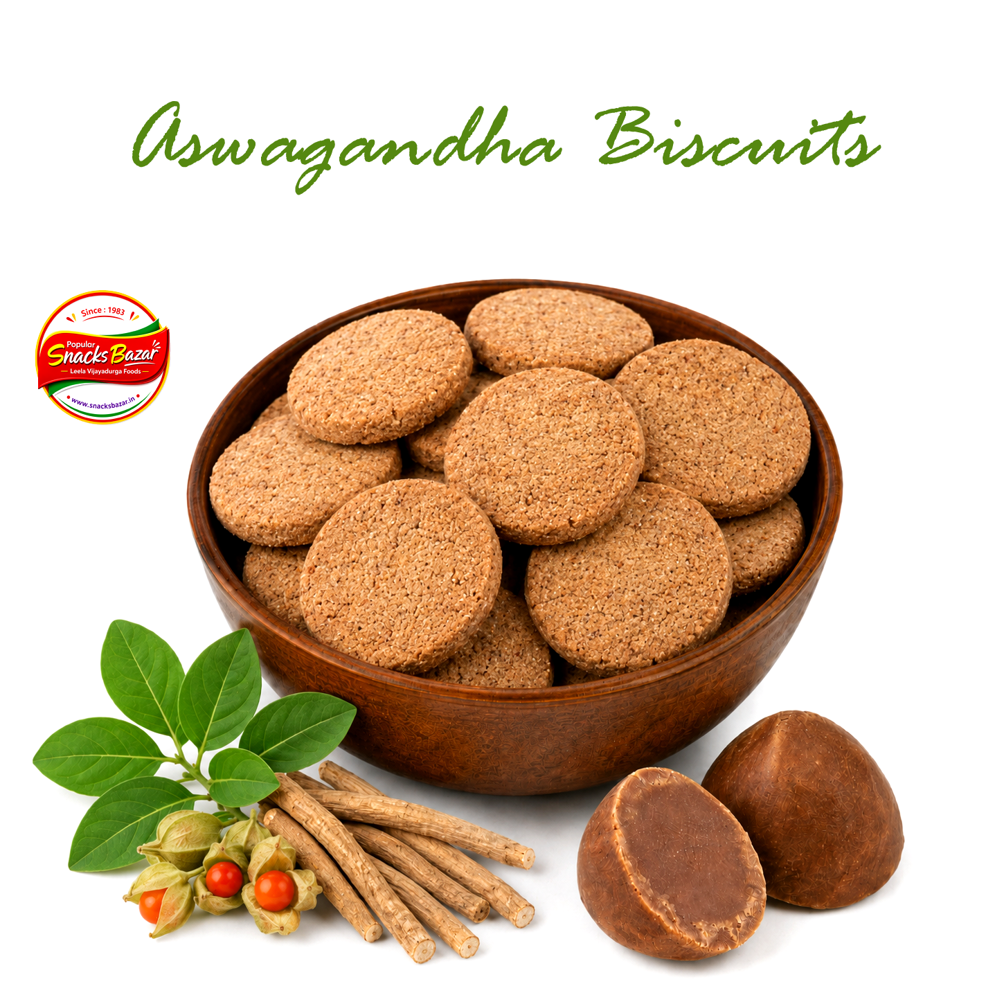 Aswagandha Biscuits palm jaggery Aswagandha Biscuit - Image 1